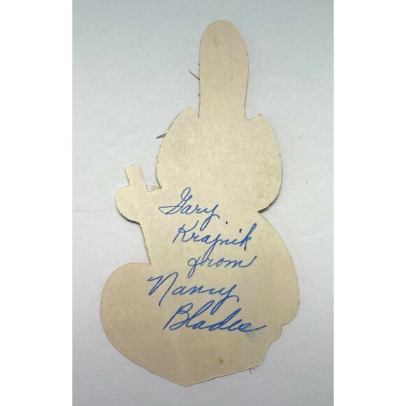 Vintage Valentines Day Greeting Card Firefighter DogClimbing Ladder Design 1940s - Picture 2 of 5